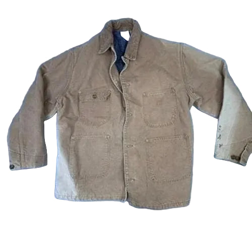 Vintage Carhartt Blanket-Lined Chore Coat Workwear Distressed Fade Sz M