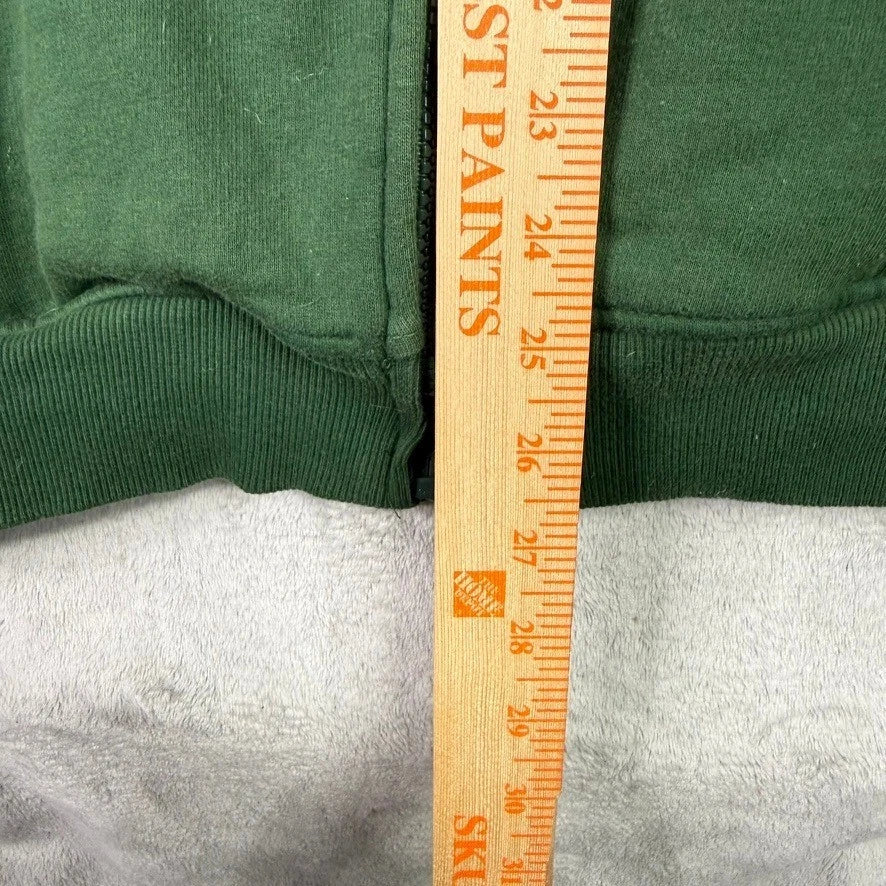 US Polo Assn Green Full Zip Hoodie Double Pony Logo Men's Medium