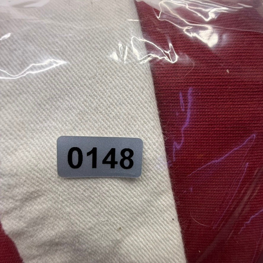 US Polo Assn Long Sleeve Rugby Polo Shirt Blue Red White Mens Size M