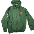 US Polo Assn Green Full Zip Hoodie Double Pony Logo Men's Medium
