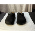 Birkenstock Black Suede Clog Shoes Buckle Strap Slip On Comfort Size 13 W BOX