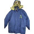 Pro Player Notre Dame Vintage 90s Puffer Jacket Blue Hooded XL Insulated