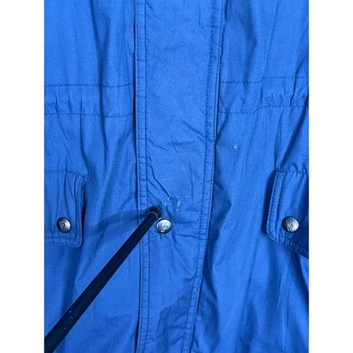 Pro Player Notre Dame Vintage 90s Puffer Jacket Blue Hooded XL Insulated